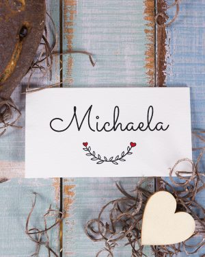 jednoduche svadobne menovky