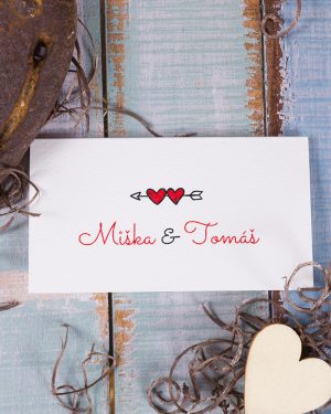 jednoduche svadobne menovky