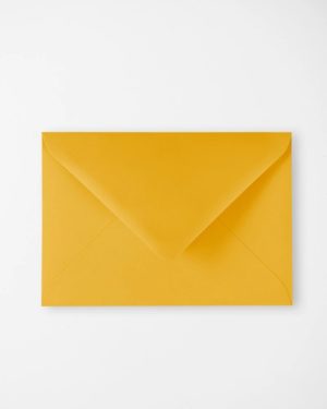 Žlté obálky na oznámenia a pozvánky rozmer C6