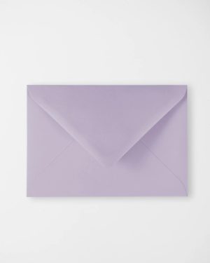 Svetlo fialové obálky na oznámenia a pozvánky rozmer C6