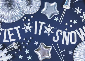 Strieborné celometalické apierové slamky na oslavu, svadbu, párty