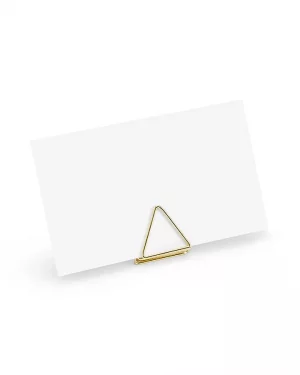 stojan na menovky zlatý trojuholník