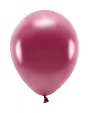 Metalické bordové latexové balóny s priemerom 30cm