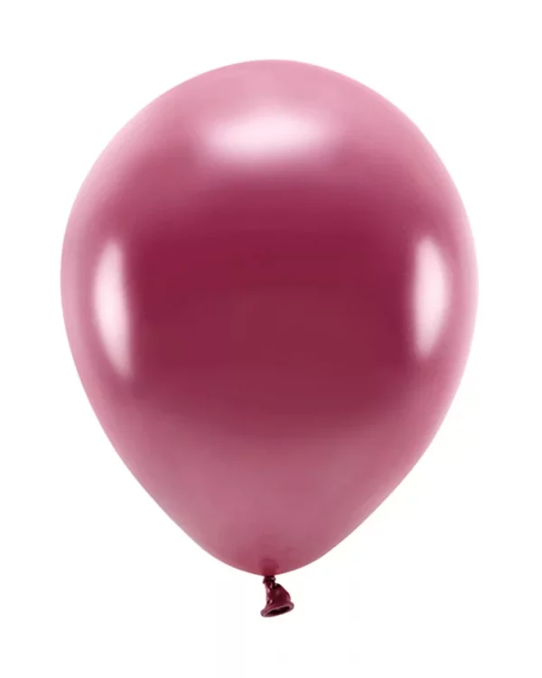 Metalické bordové latexové balóny s priemerom 30cm