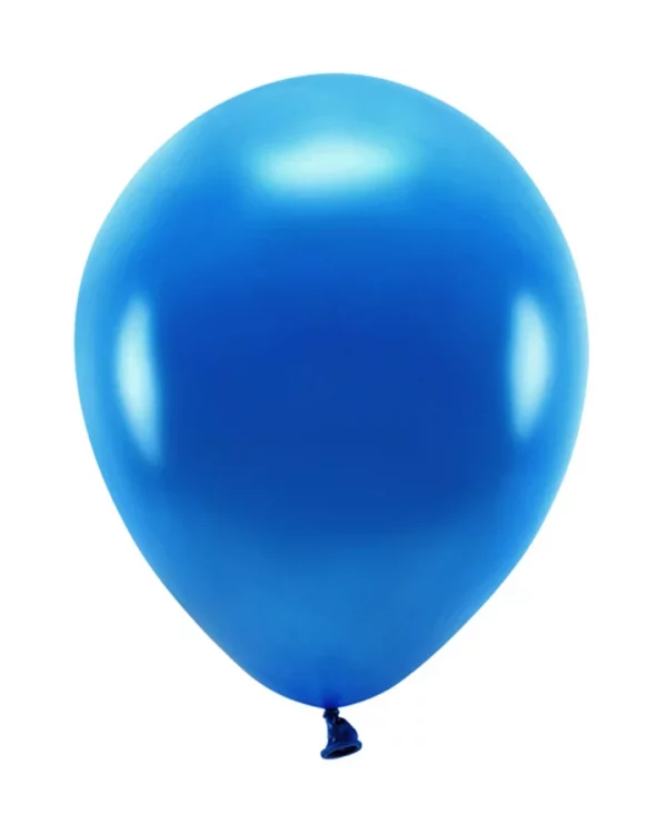 Metalické modré latexové balóny s priemerom 30cm