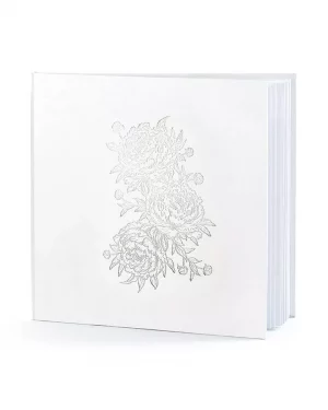 Luxusná pamätná kniha na svadbu pivone