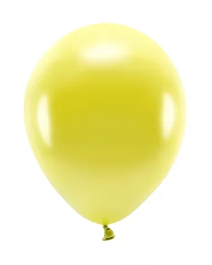 Metalické žlté balóny 30cm