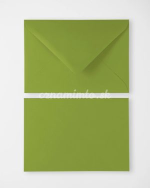 Svetlo zelené obálky C6 formáte